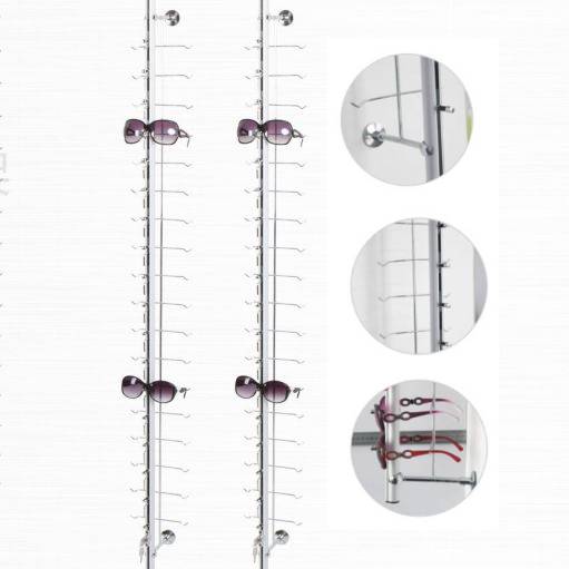 18 Pairs Sunglasses Display Eyewear Glasses Frame Display Rod ...